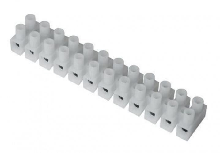 Barrette de connexion électrique 12 plots 4 mm² Leroy Merlin