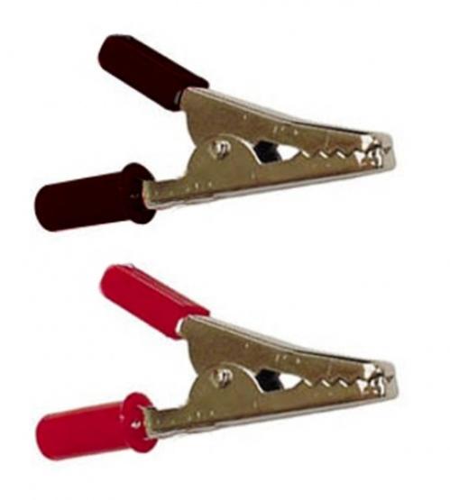 Lot De 4 Pinces Crocodiles - Bleu Marine/argenté - - 2.50