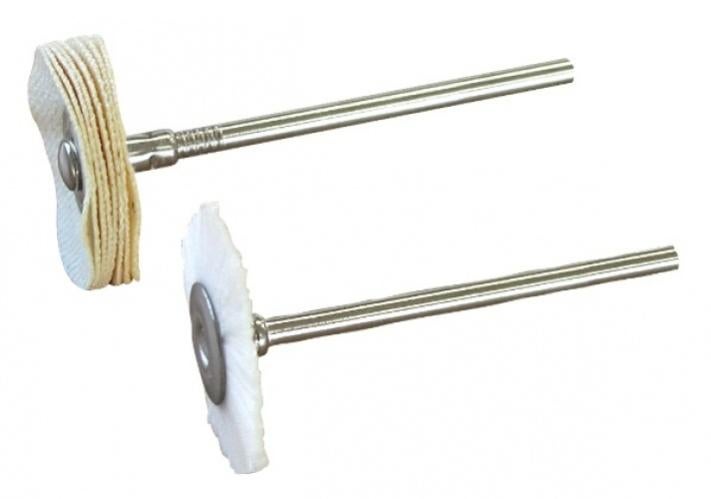 Ruota Lucidante In Fibra Di Nylon 150 Mm - Durezza 9P, Per Lucidatrice, Foro 12,7 Mm - Foto 2