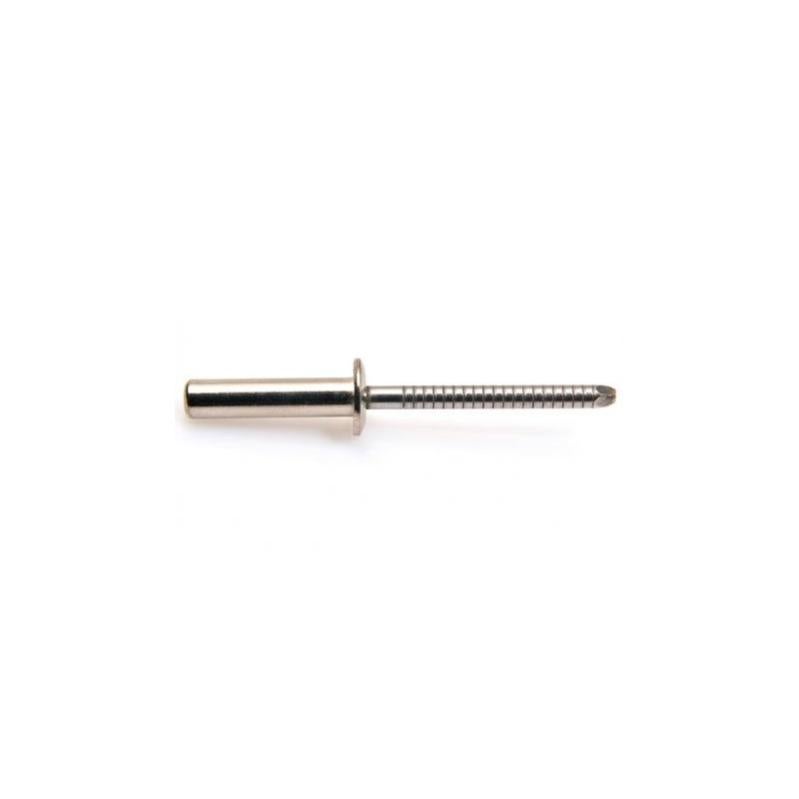 500 rivets étanches alu / acier à tête plate Ø 4 x 10 mm Leroy Merlin