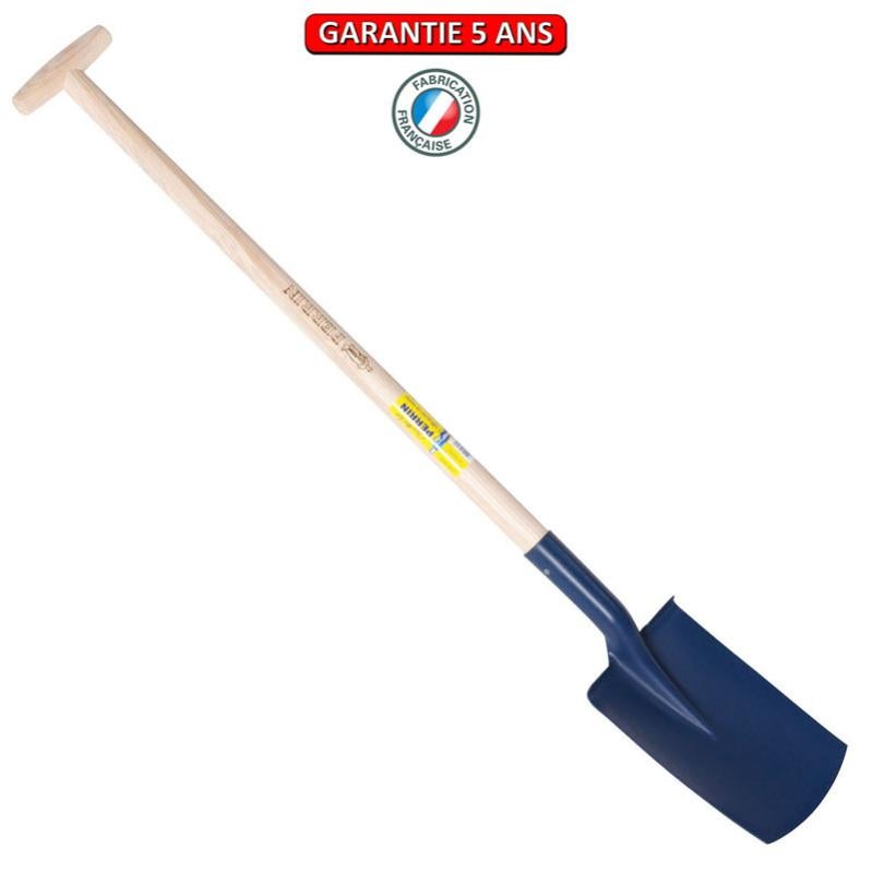 Bêche 27cm à rebords emmanché béquille tournée | Leroy Merlin