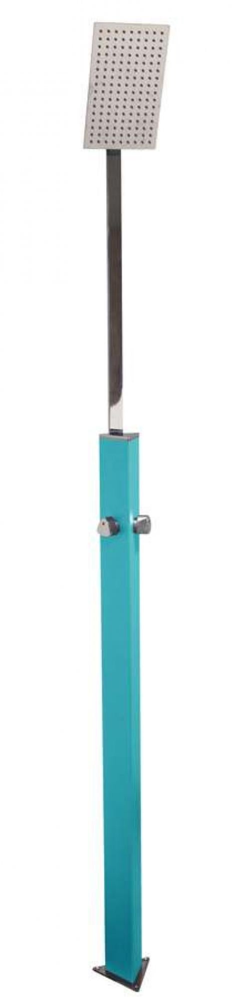 Ducha De Jardín Azul Cielo Showerpoint - 220 Cm - Aluminio - Monomando Frío/Calor