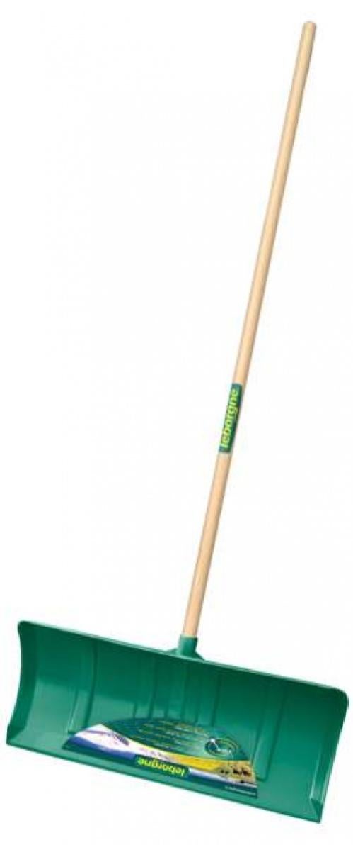 LEBORGNE Pelle poussoir polymère manche bois 65cm | Bricomarché