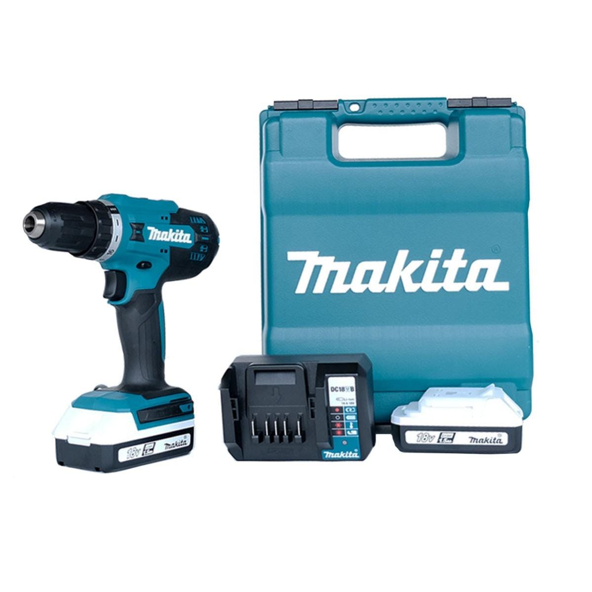 Trapano Avvitatore Makita 18V 2 Batterie Al Litio 1 5 Ah trapano-avvitatore-makita-18v-2-batterie-al-litio-1-5-ah