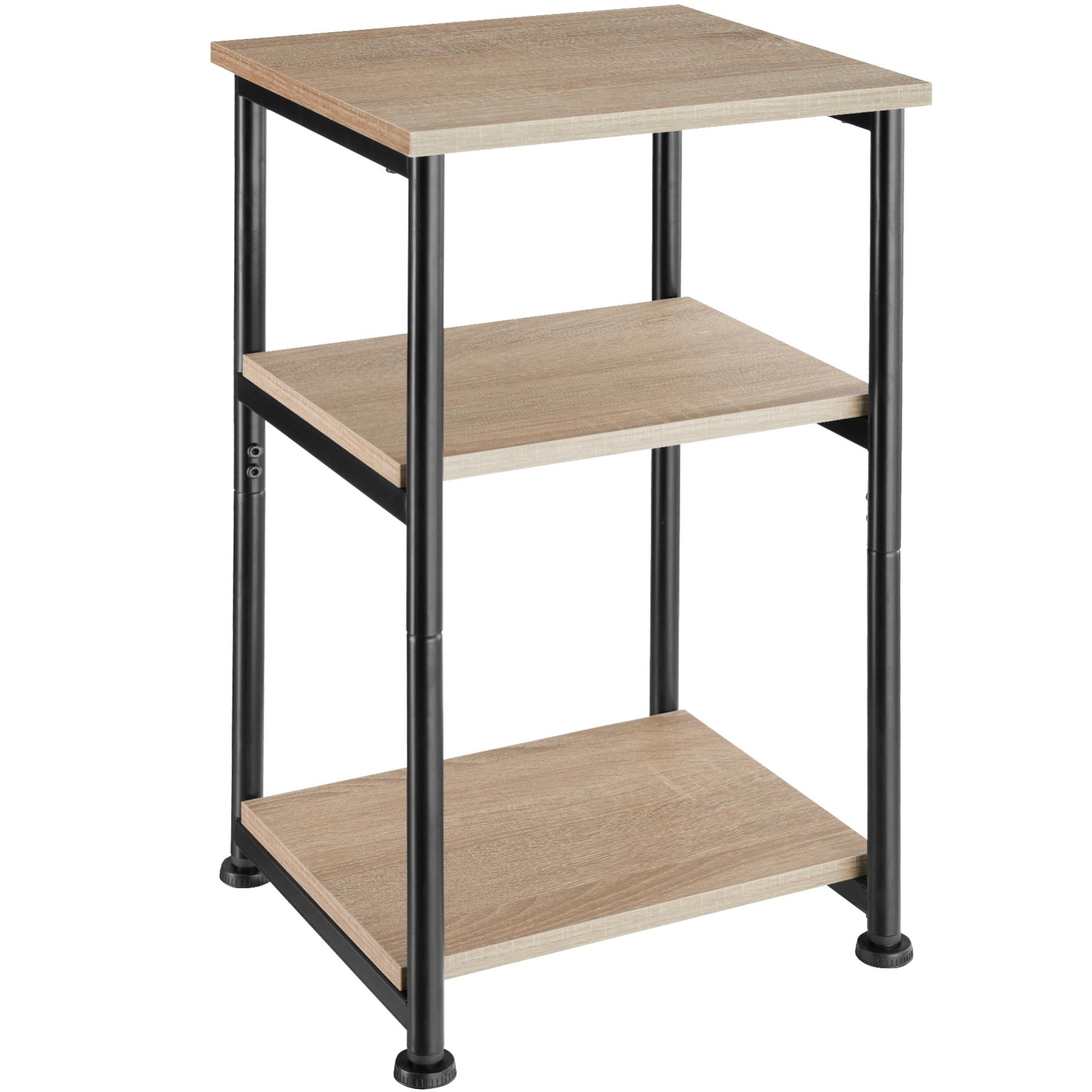 Tectake Table d’appoint Memphis 34x30x59cm Bois clair industriel