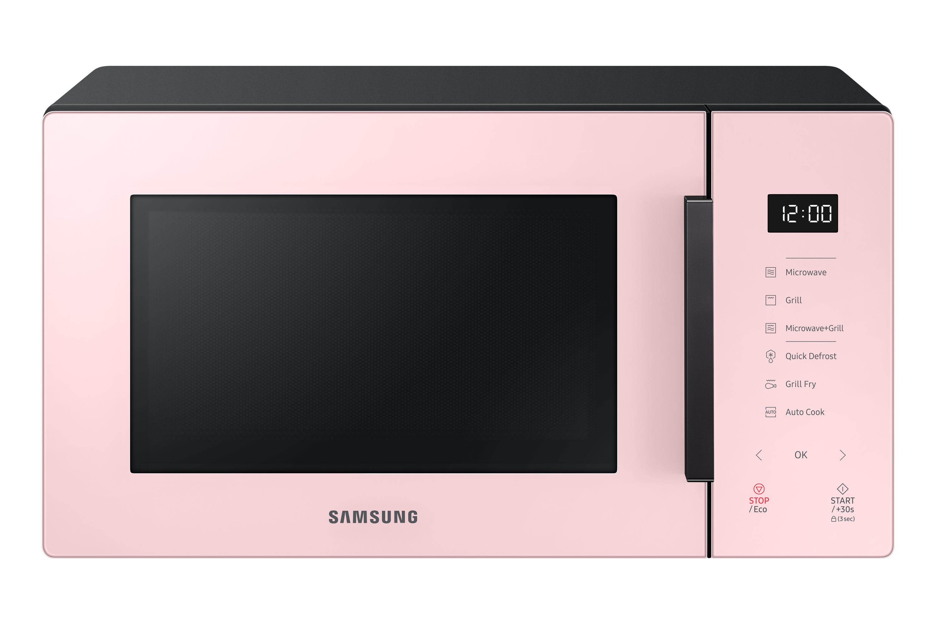 Samsung MG23T5018CP/ET microondas Encimera Microondas combinado 23 L 800 W  Negro Rosa