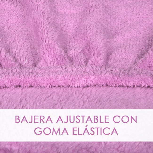 Juego sábanas Coralina Gaia Rosa  Casa Textil Calpe - Sábanas de Invierno  - Térmicas