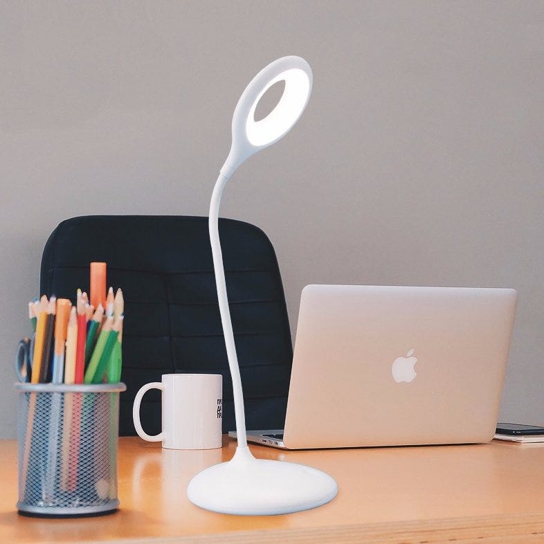 Lampe de bureau LED avec USB - Dimmable - CCT - 4W