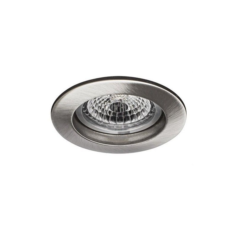 Downlight 631 GX5,3 12V 50W nickel satiné JISO 631D-12 | Leroy Merlin