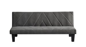 Cama Dobrável Aço, Espuma e Poliéster Branco e Preto 200x75x42,5cm HOMCOM