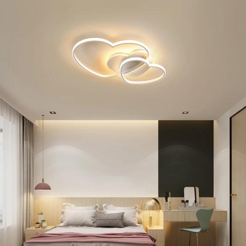 Plafoniera LED A Soffitto Dimmerabile 42W 2940lm, Lampada Farfalla Nero/Acciaio Per Soggiorno