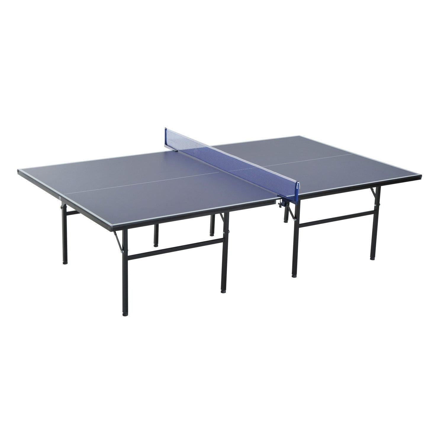 Mesa de Ping Pong Profissional para Interior e Exterior com Rede Raquetes e  Bolas 274x152,5x76 cm Azul | O Meu Jardim