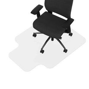 Alfombra protectora para silla de oficina Homcom transparente