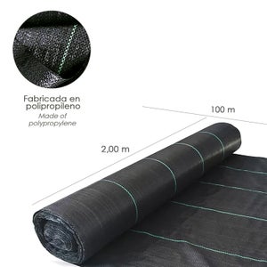 Greenerba© – 50m² Tissu Géotextile 200g-m2 Classe 5 – 1 x 50m