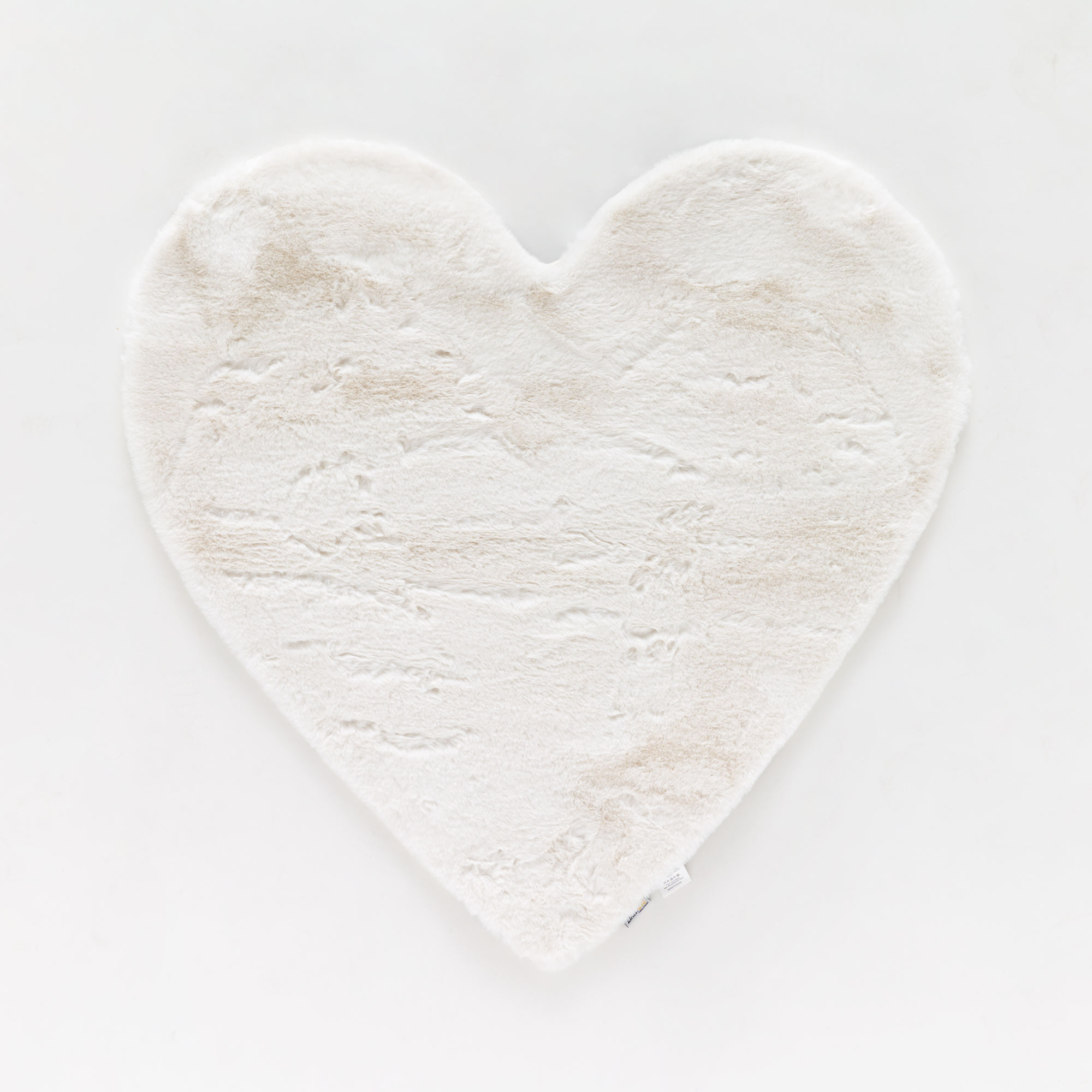 Tappeto Heart rabbit fur Bianco Leroy Merlin