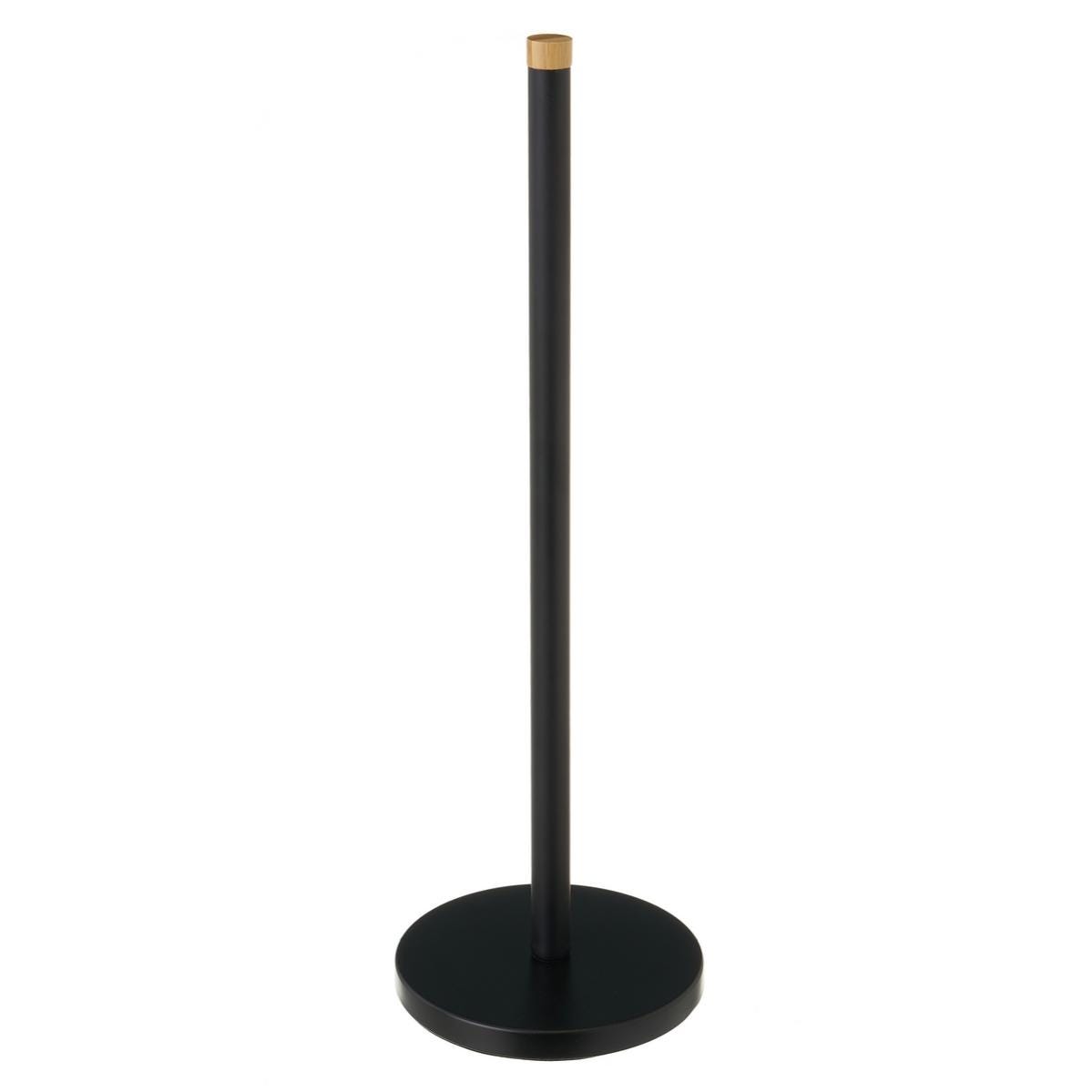 Portarrollos de Papel Higiénico Negro Metal Bambú 17 x 57 x 16,5 cm (6  Unidades) 