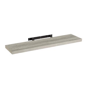 Maison Exclusive Estante flotante pared 4 uds MDF roble y blanco  120x23,5x3,8 cm