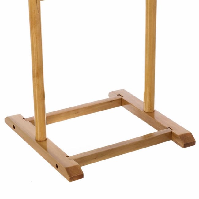 Perchero gal n de noche beige de madera de 48x36x107 cm Leroy Merlin