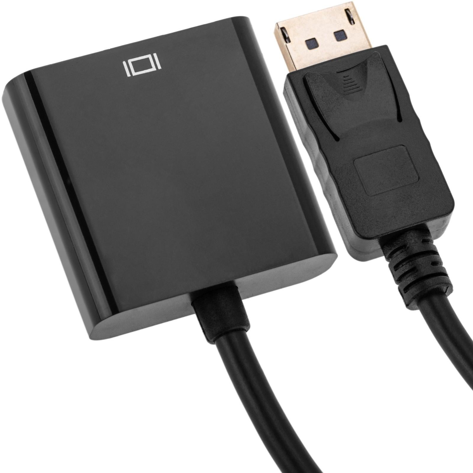 Adattatore passivo Displayport maschio a DVI-D femmina con risoluzione 4K@1080p - 5