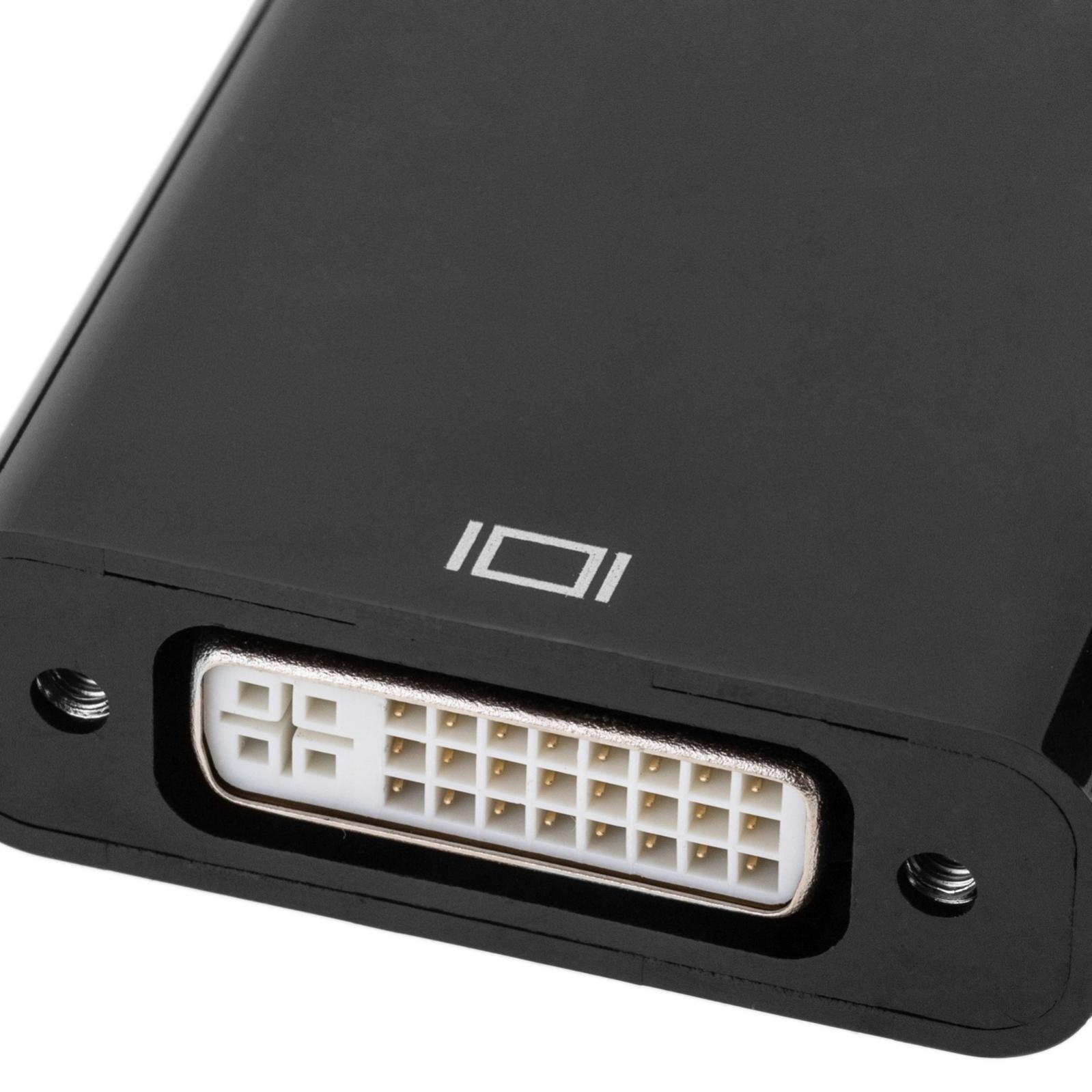 Adattatore passivo Displayport maschio a DVI-D femmina con risoluzione 4K@1080p - 4