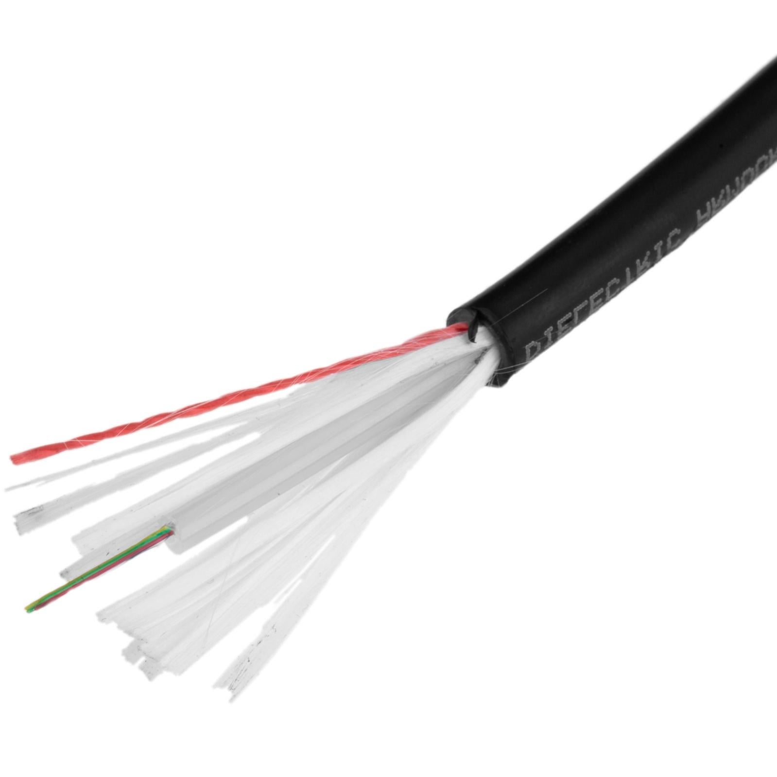 Bobina di fibra ottica monomodale 4 fibre 9/125 per esterno di lunghezza 100 m - 2