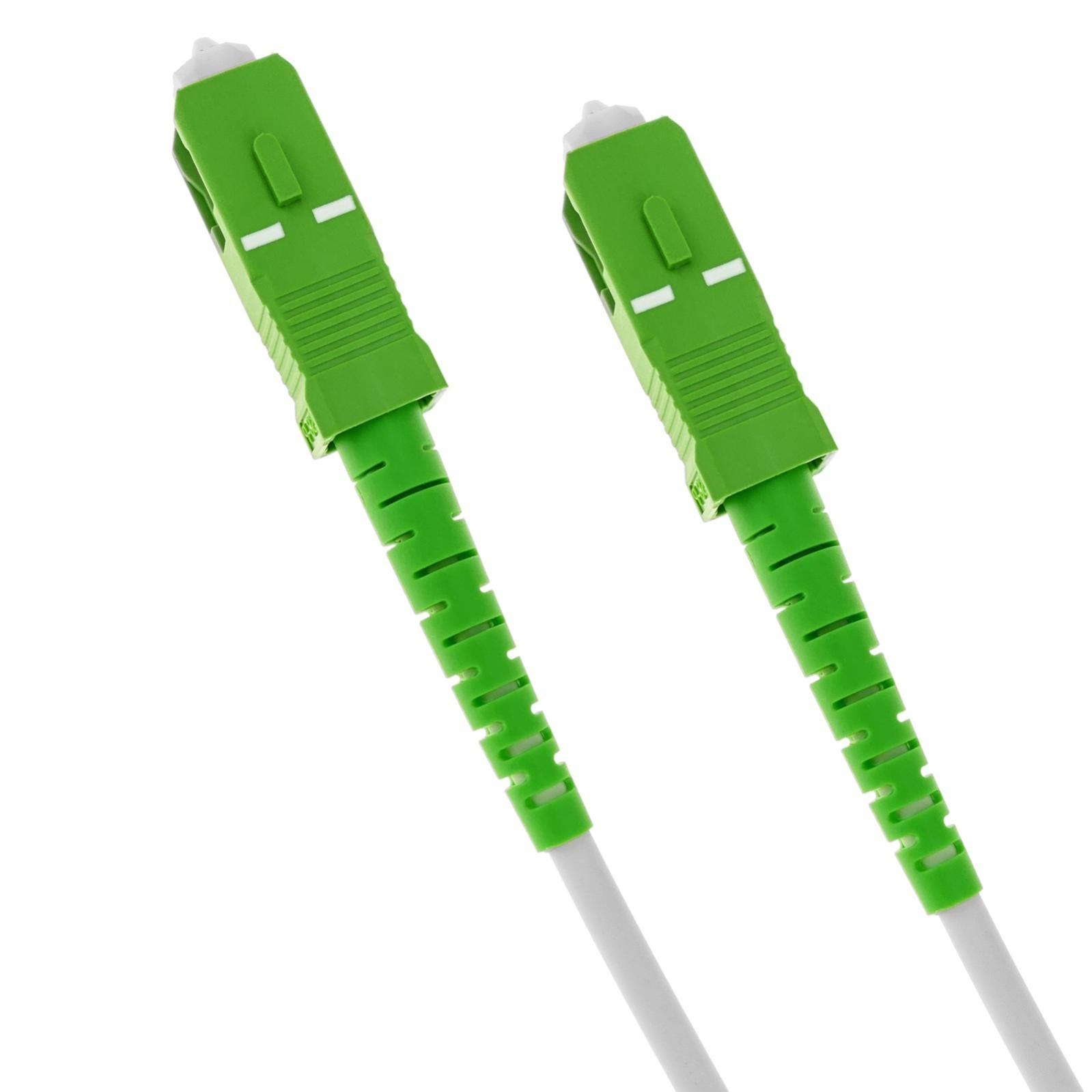 Cavo a fibre ottiche schermato SC/APC - SC/APC Monomodale Simplex 9/125 µm 5 m - 3