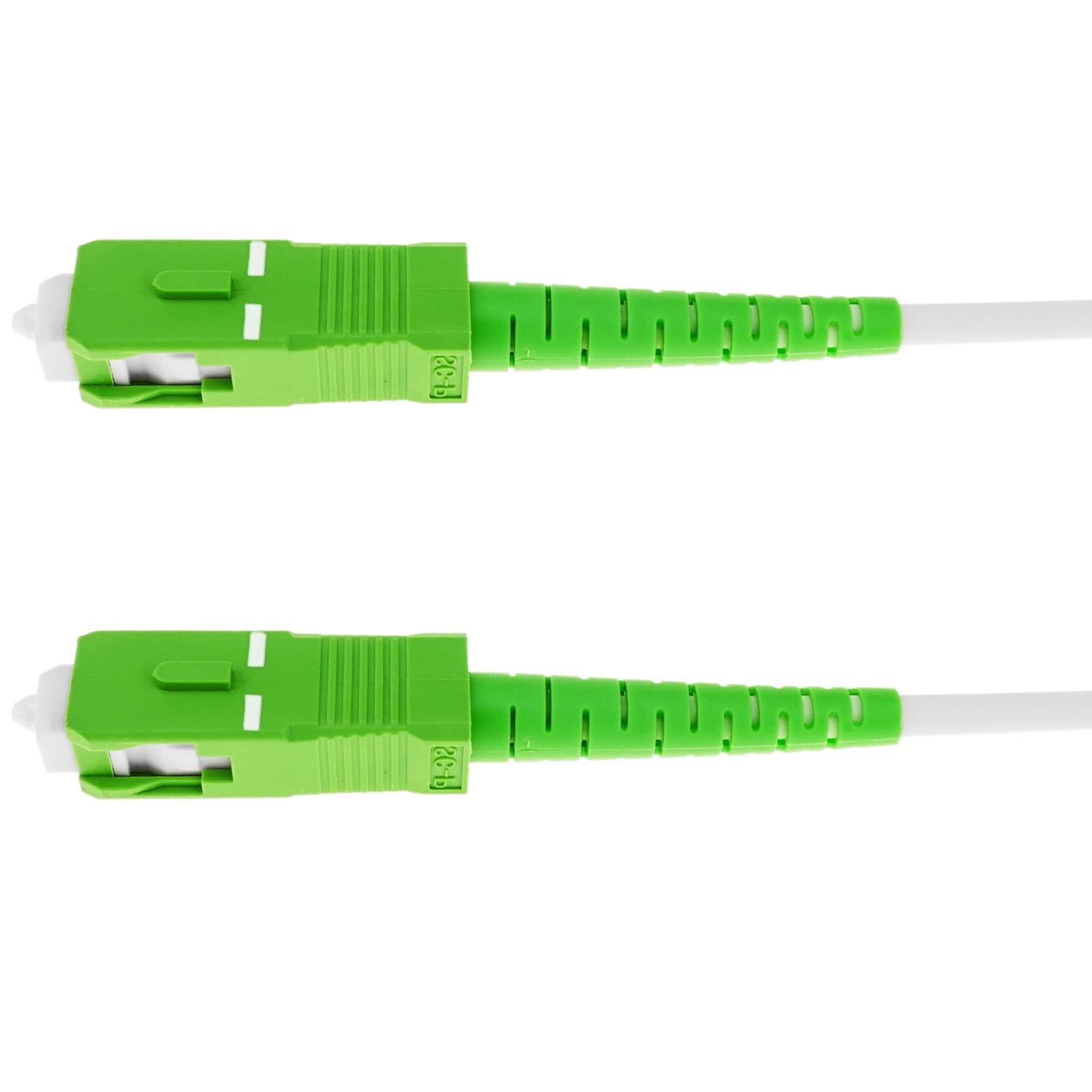 Cavo a fibre ottiche schermato SC/APC - SC/APC Monomodale Simplex 9/125 µm 5 m - 5