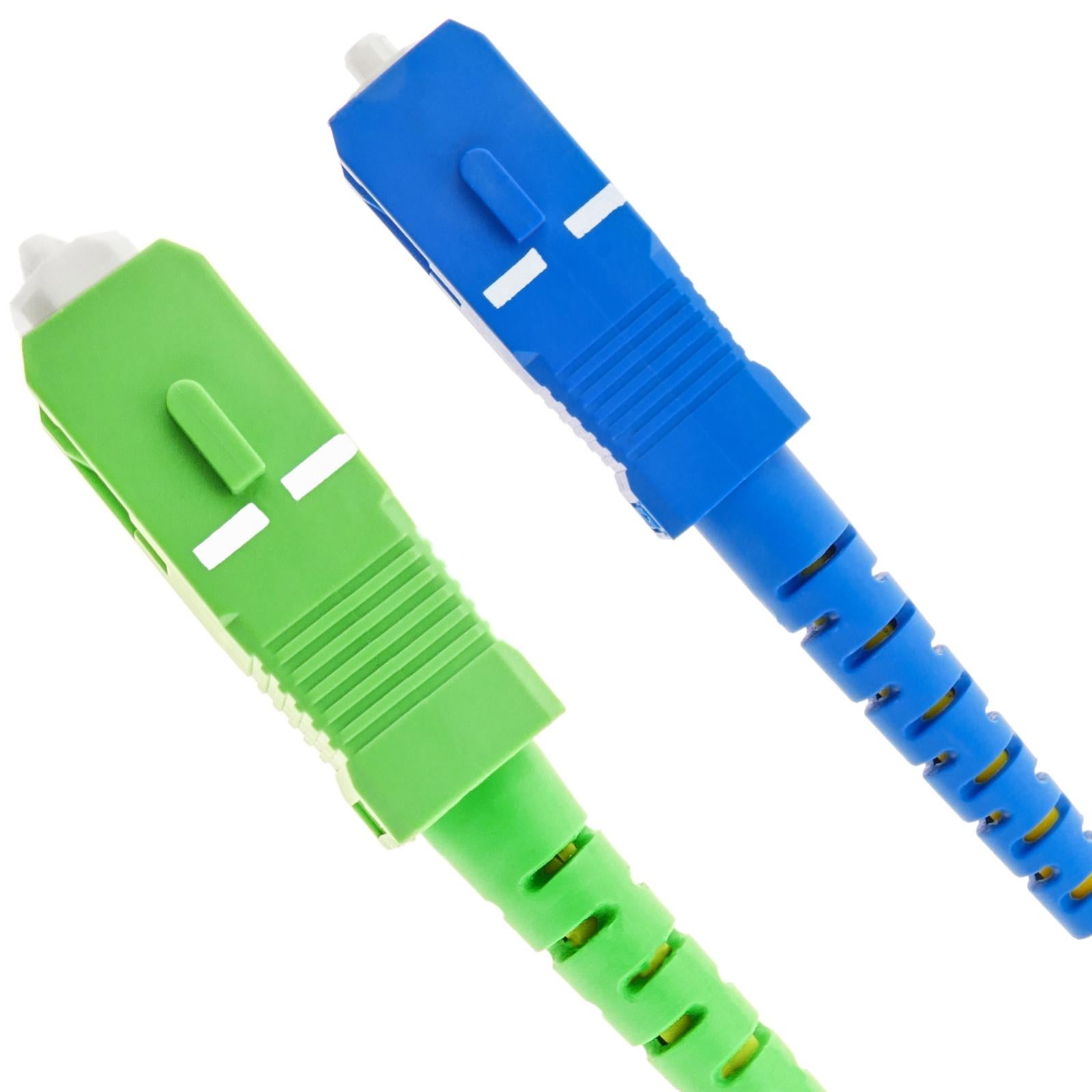 Cavo in fibra ottica SC/PC - SC/APC Monomodale Simplex OS2 9/125 µm 3 m - 4