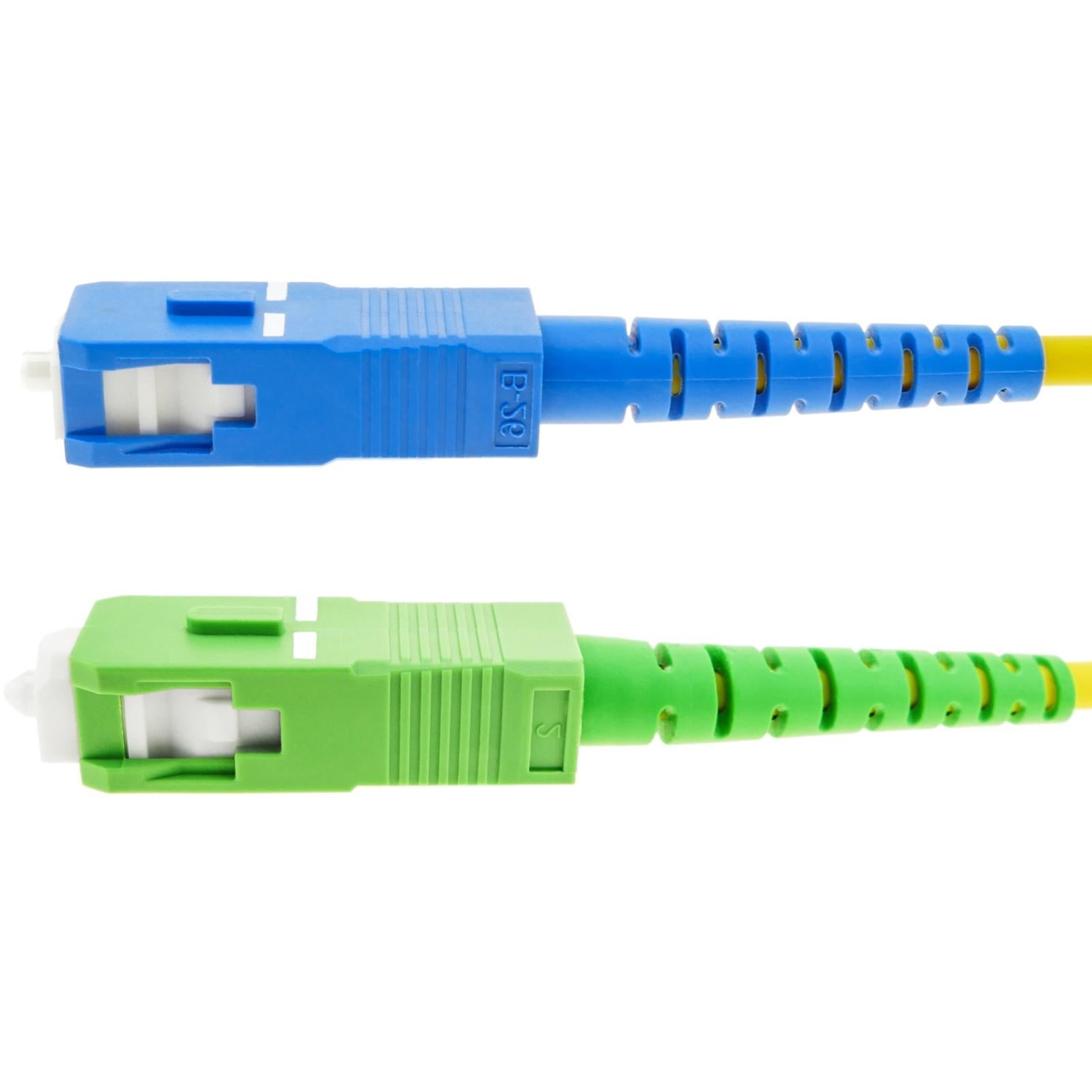 Cavo in fibra ottica SC/PC - SC/APC Monomodale Simplex OS2 9/125 µm 3 m - 5