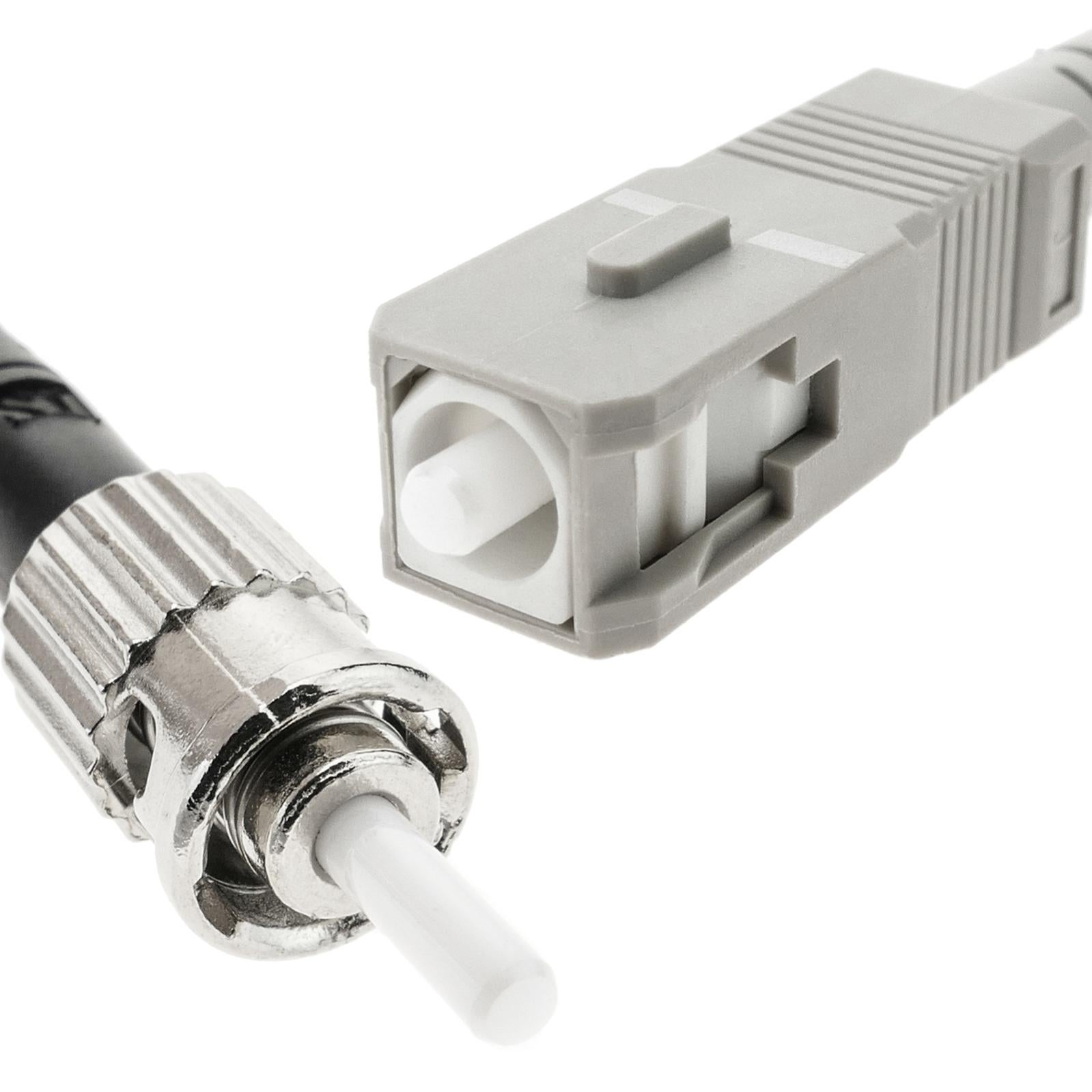 Cavo in fibra ottica multimodale Simplex OM5 50µm/125µm ST/PC - SC/PC 100Gb di 1 m - 2