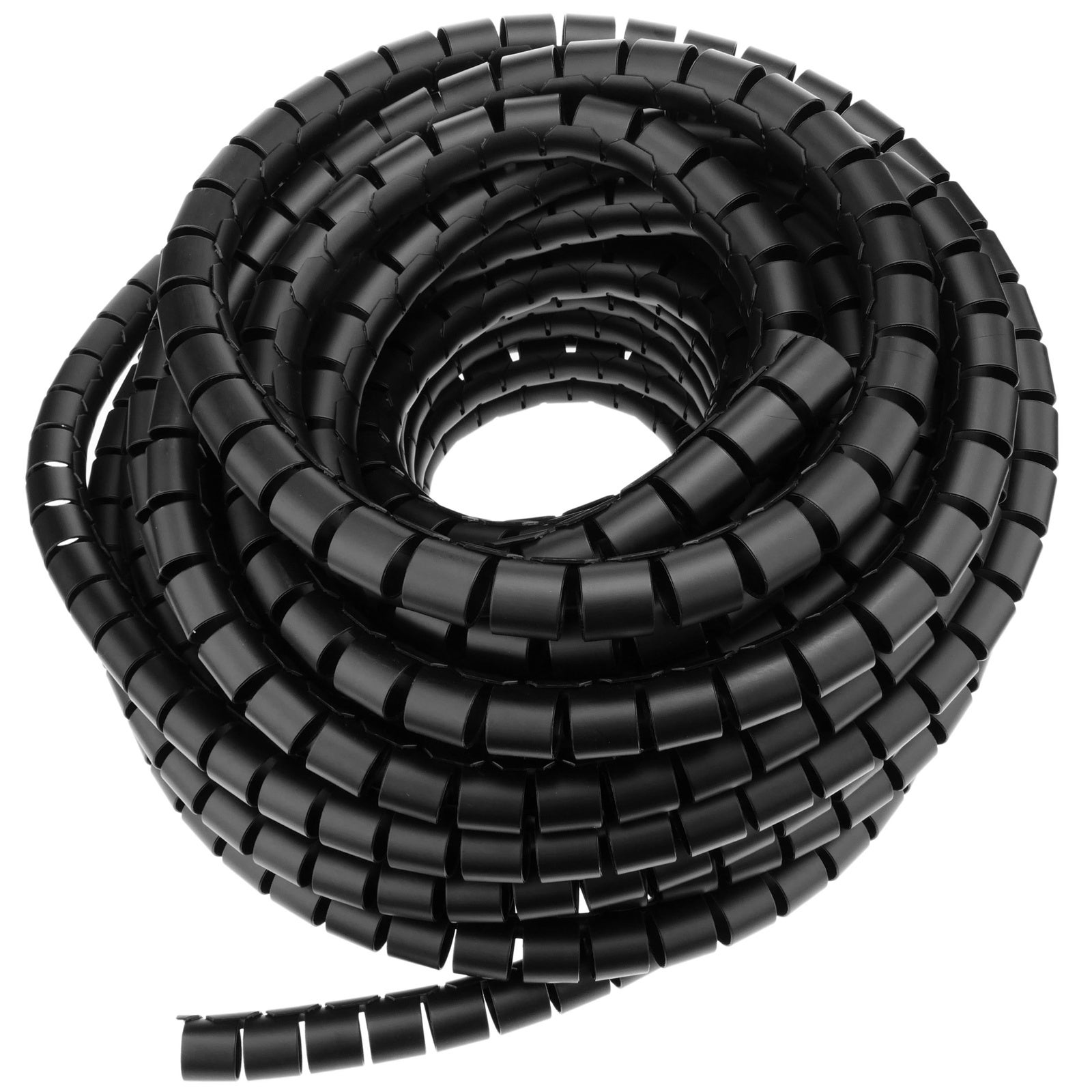 Cubre Cables En Espiral 1/4 De Pulgada Negro (5 Metros)