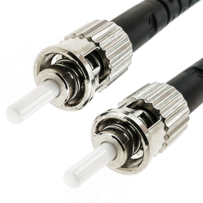 Arena Pef cubo Cable de fibra óptica OM4 para router de ST a ST multimodo dúplex  50µm/125µm, 25m | Leroy Merlin