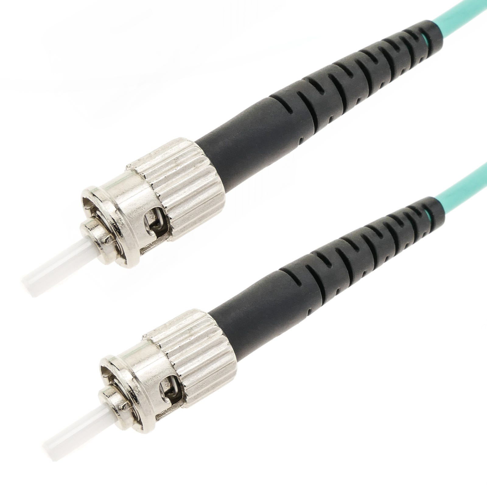 Cable de fibra óptica OM4 para router de ST a ST multimodo simplex  50µm/125µm, 5m