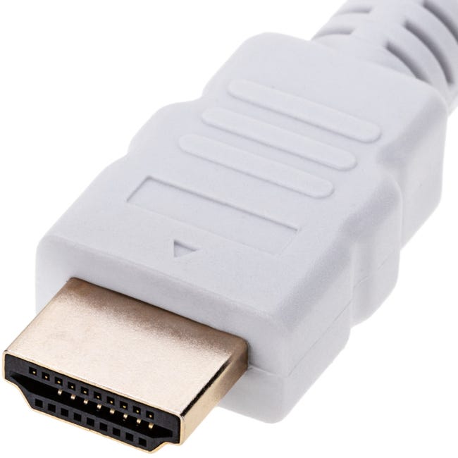Cable HDMI 2.1 Ultra HD 8K blanco de 3m macho a macho