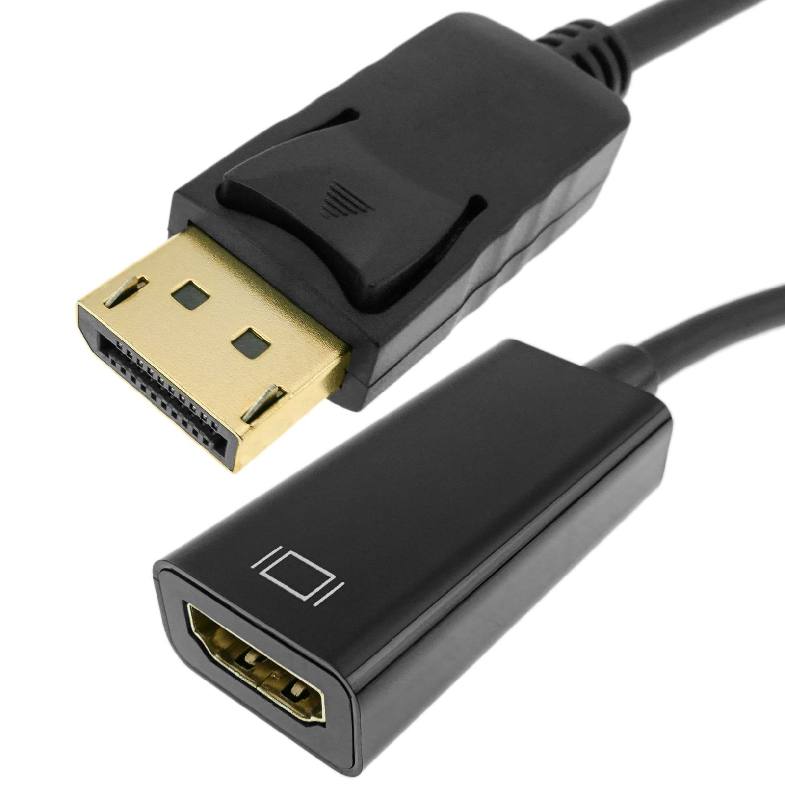 Cable adaptador de v deo 4K de DisplayPort DP macho a HDMI hembra