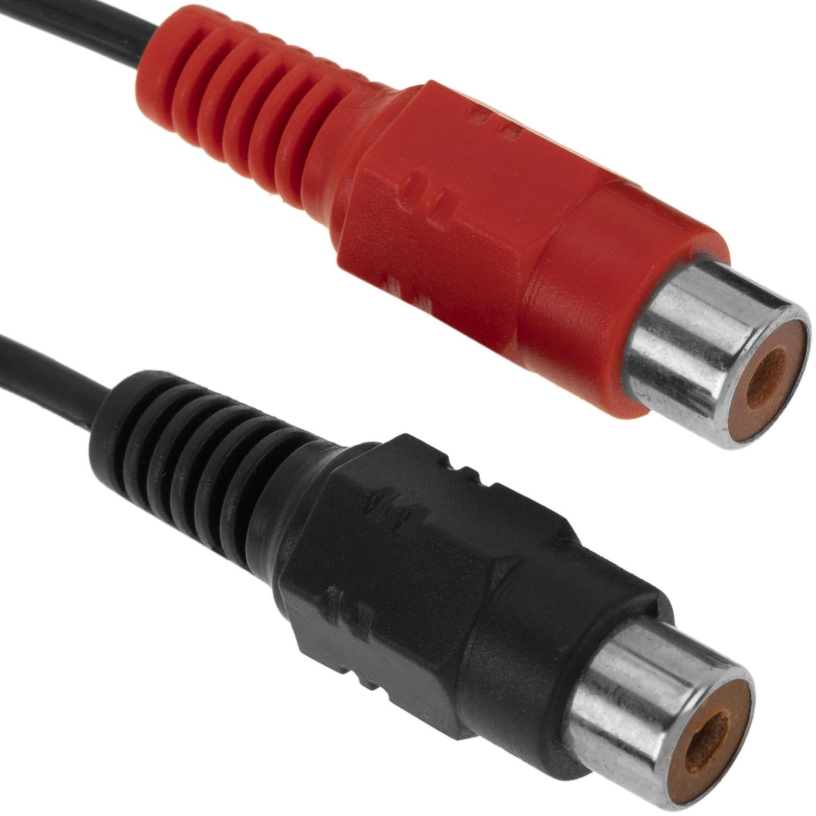 Cable Stereo 5m con dos RCA-M y dos RCA-H en el otro | Leroy Merlin