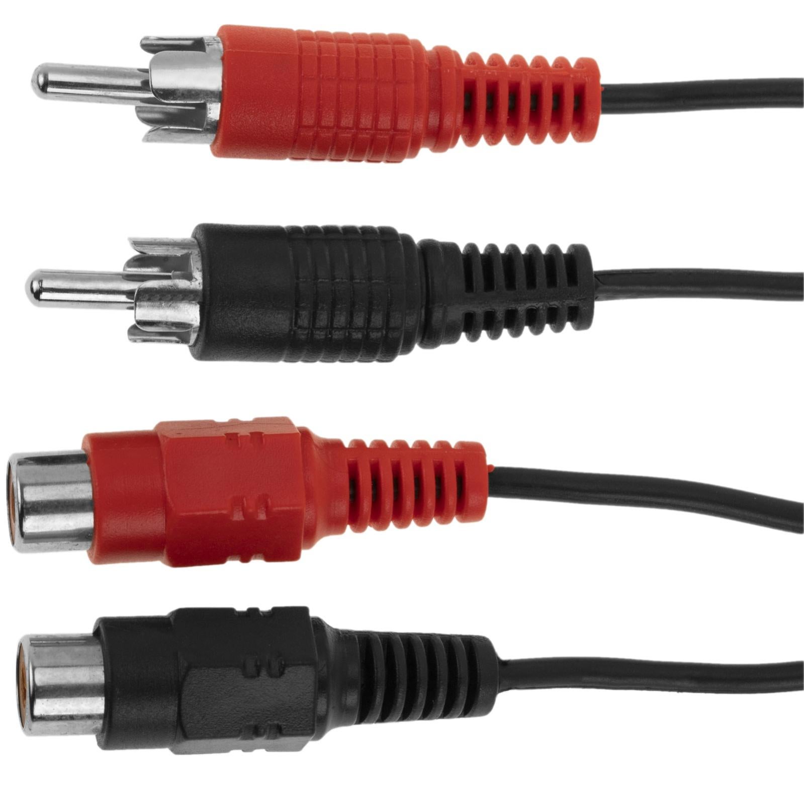 Cavo audio stereo da 5 m con due connettori RCA-M e due RCA-H dall'altro - 5