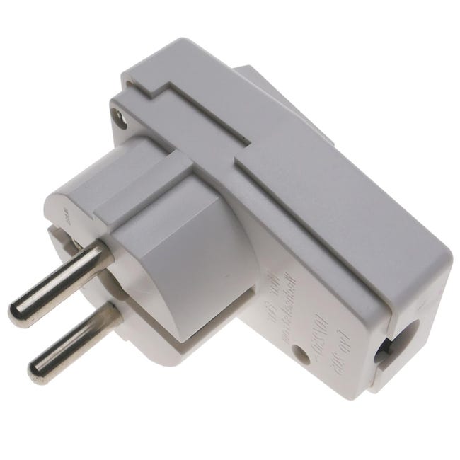 Spine Schuko Con Interruttore - 3 Pezzi, 16A 250V, Nere, Per Interni, Facile Installazione - Foto 7