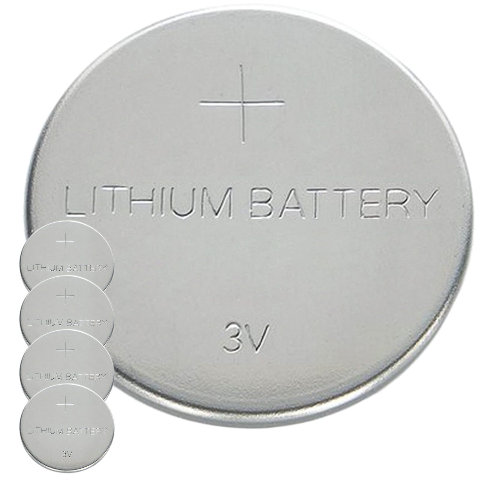 5 Piles Électroniques Lithium Cr 2430