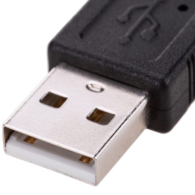 Cable USB 2.0 AM/AH Alargador Macho/Hembra 1.8m