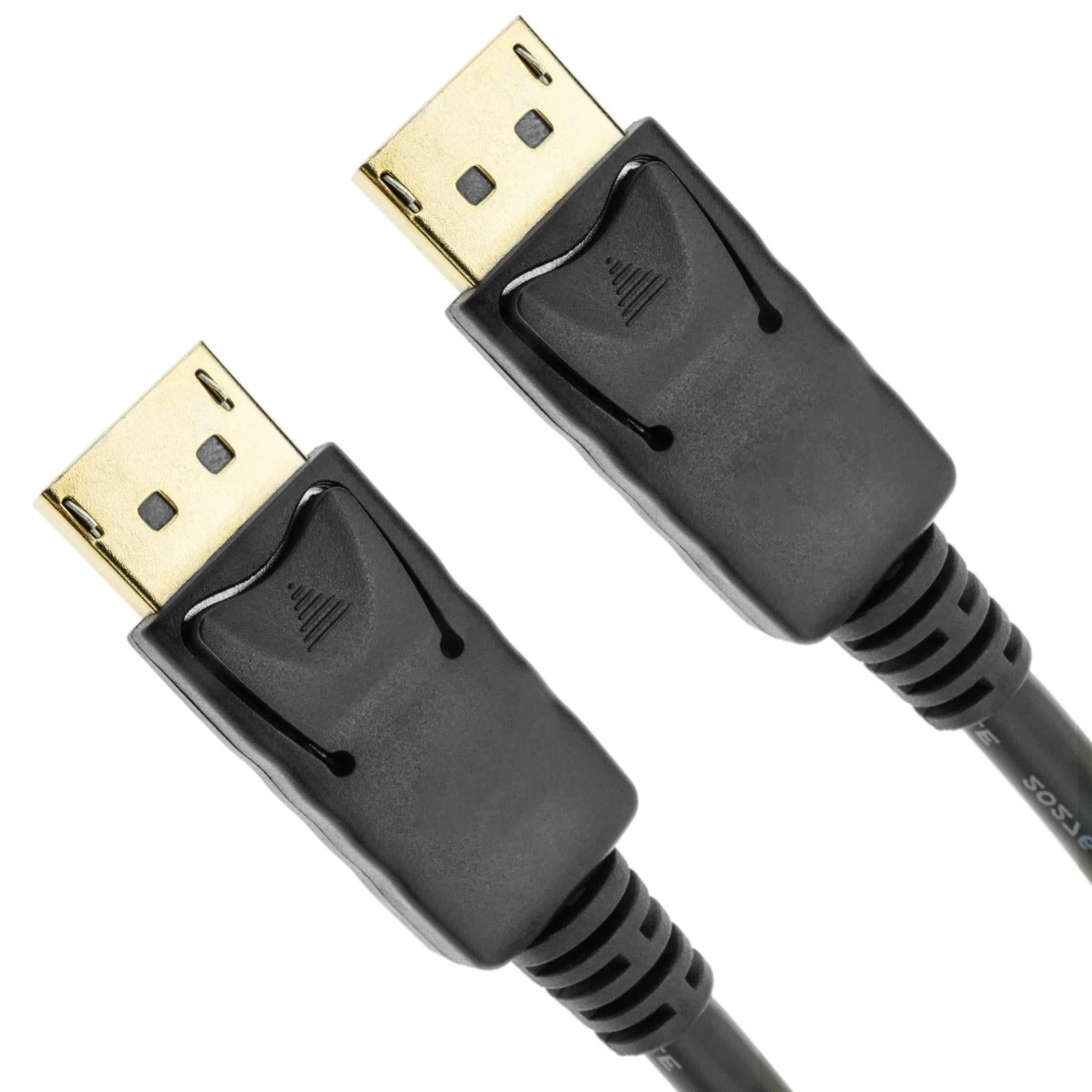 Cavo Displayport per video e immagini 2K 4K DP-DP nero 2m - 3