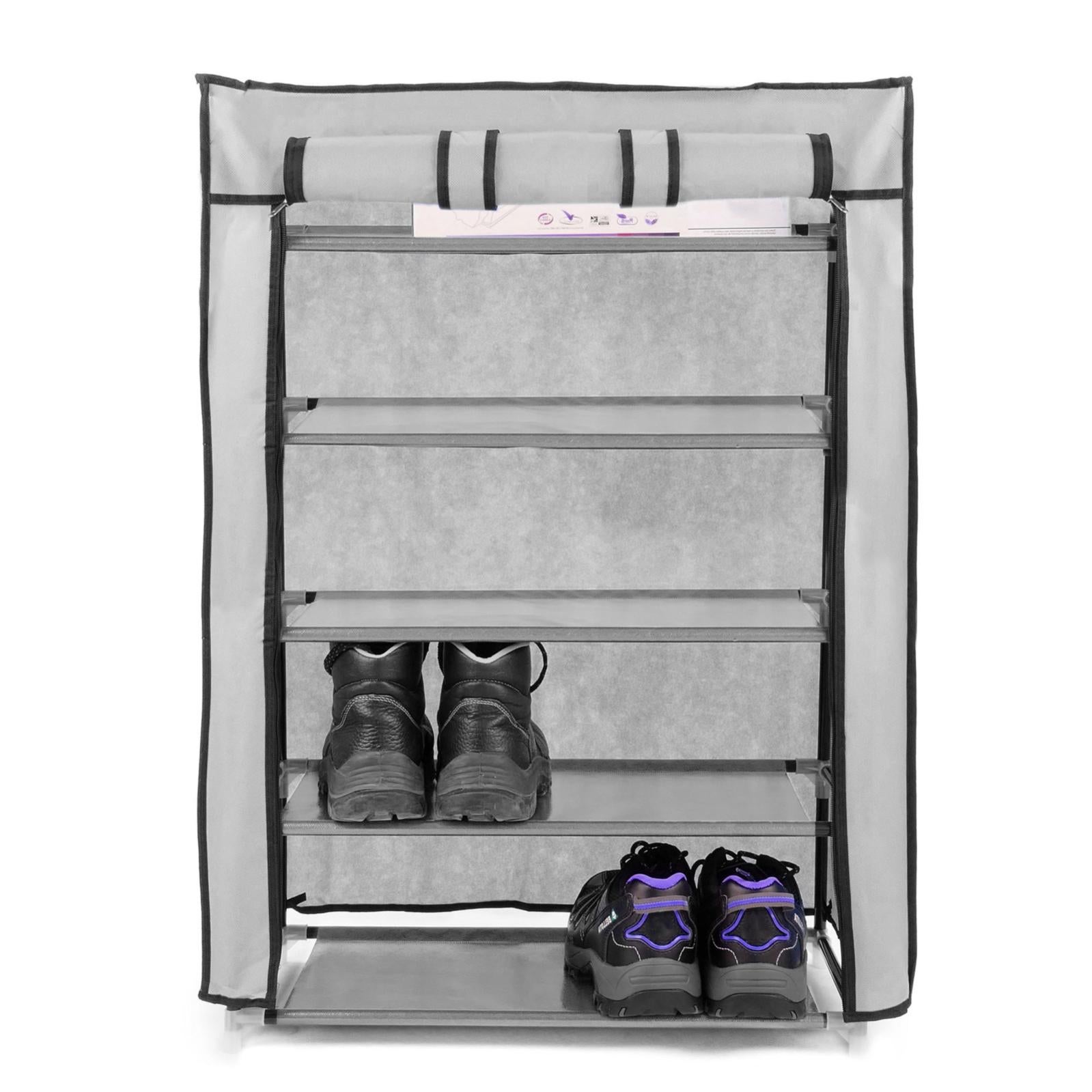 ropero portátil multiusos 5 baldas gris | Leroy Merlin