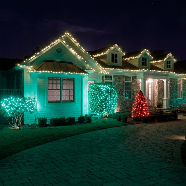 Luces Decorativas LED Blanco Frío con Pilas, Guirnalda de Luces de 1m y 10  Led para Navidad