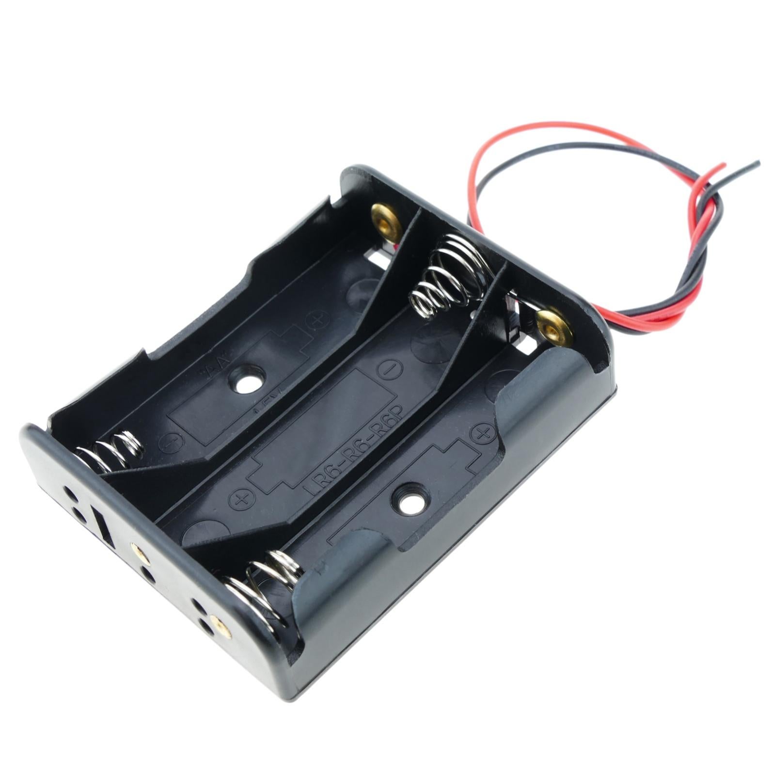 ECSiNG 10 Pz 1.5 V AA Portabatterie Portabatterie Custodia In Plastica Per Batterie Per Esperimenti Elettronici Progetti Fai Da Te Progetti Di Circuiti PCB Elettrodomestici - 8