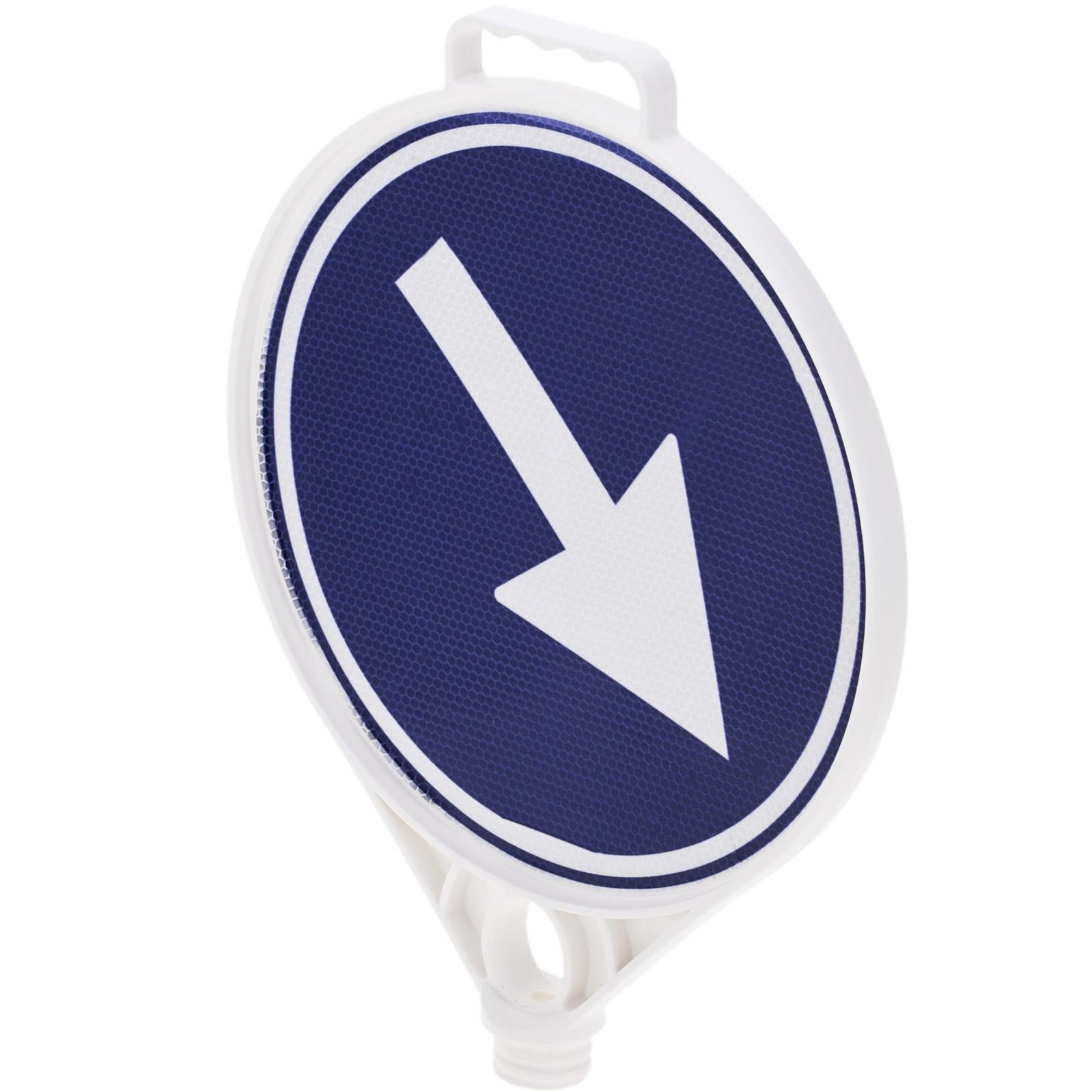 Pannello Segnaletico Aua Signaletique: 'Camice Obbligatorio' 130 Mm In PVC 1,5 Mm. Segnale Chiaro E Resistente Per Ambienti Di Lavoro, Laboratori E Studi. Fabbricazione Francese.