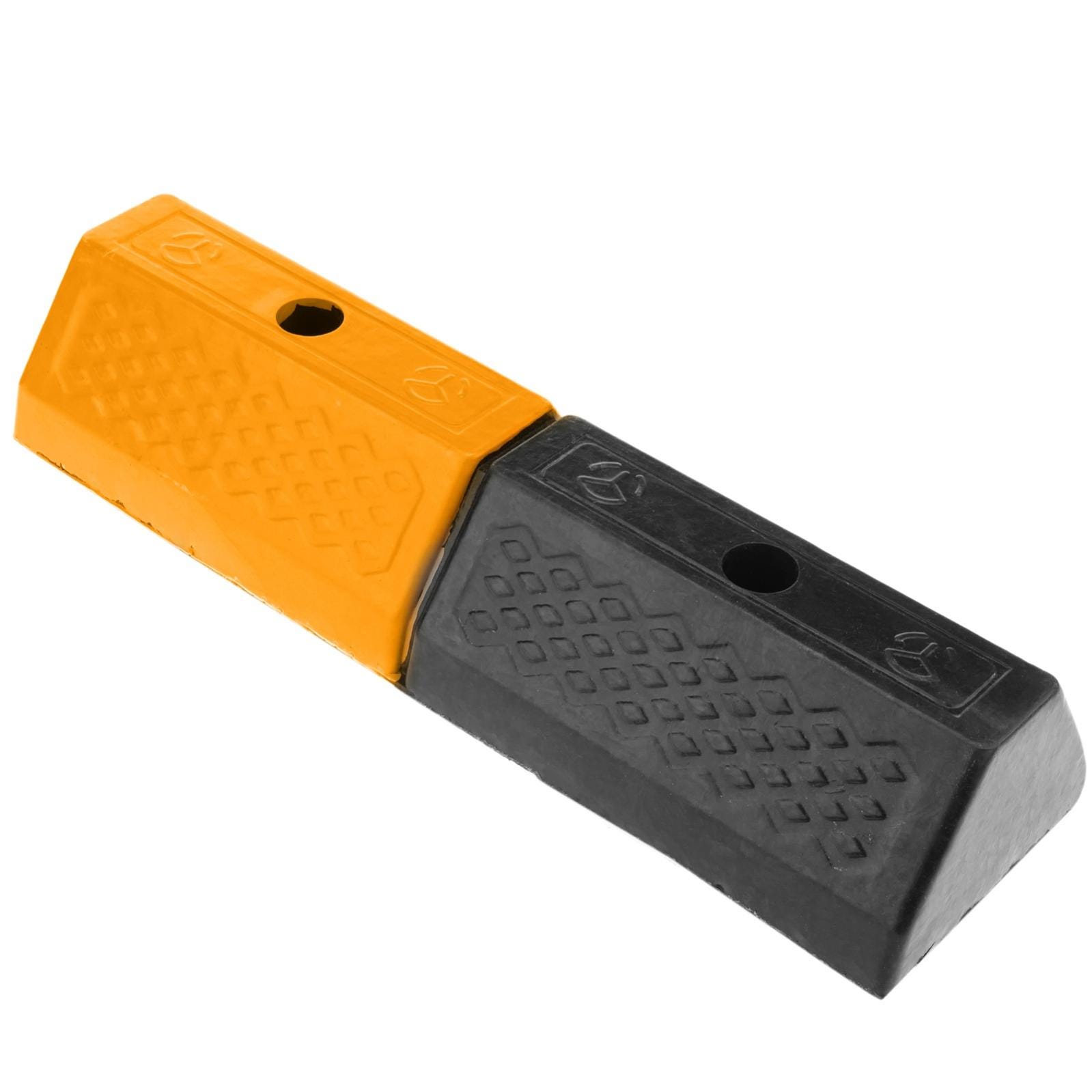 Fermaporta Per Garage In Gomma | 2 Pezzi Con Strisce Riflettenti | Parcheggio Preciso E Sicuro - Foto 2