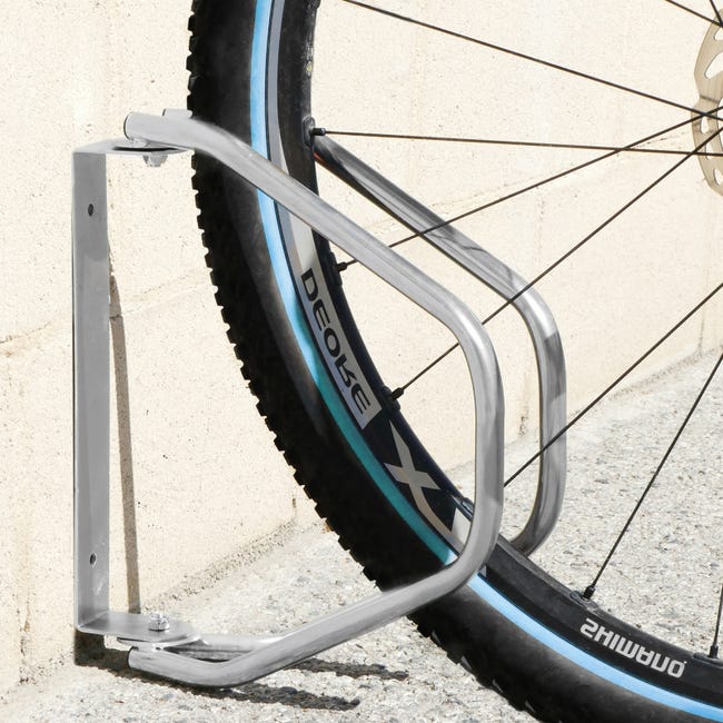 Gancho Soporte Para Colgar Bicicleta Forma Vertical Antirobo