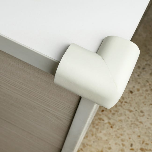 Continente Ordenador portátil profundo Protector de esquinas beige para muebles 4-pack | Leroy Merlin