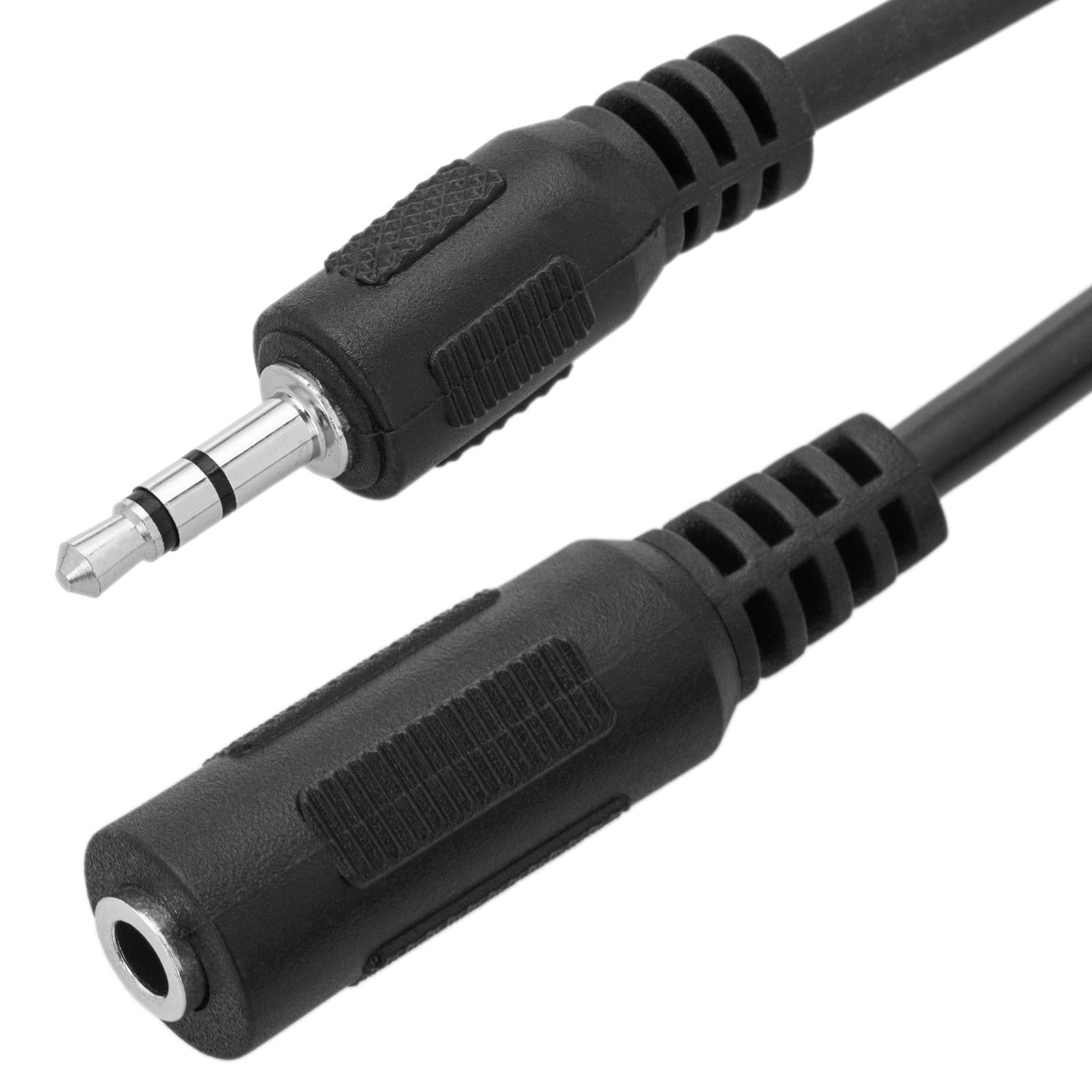 Câble Audio Minijack Stéréo 3,5 mm mâle femelle 3m