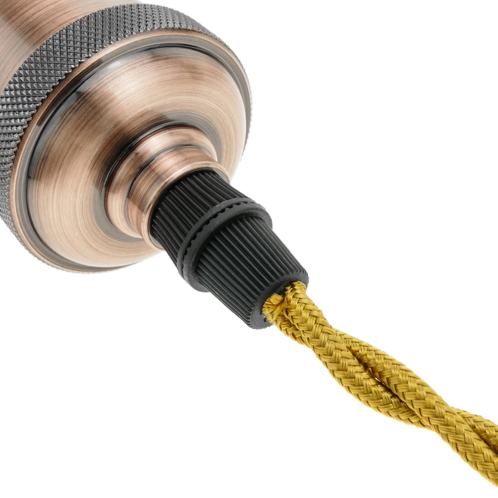 Cavo Elettrico Intrecciato Retr&ograve; Color Oro 2x0,75mm 25m | Leroy Merlin